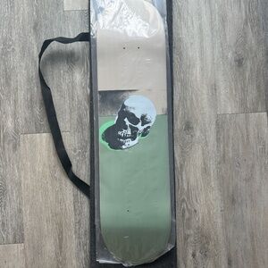 Andy Warhol Skull White Skateboard Deck – Limited Edition 100, Brand New ✅